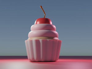 Cupcake Modèle 3D