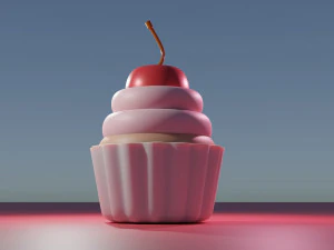 Cupcake 3D Model