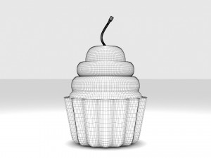 Cupcake Modèle 3D
