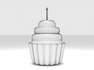 Cupcake Modèle 3D