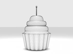 Cupcake 3D Model