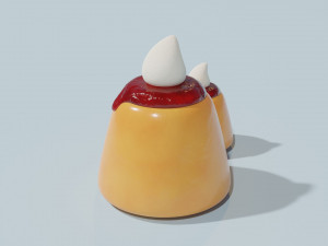 Pudding Modello 3D