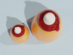 Pudding Modello 3D