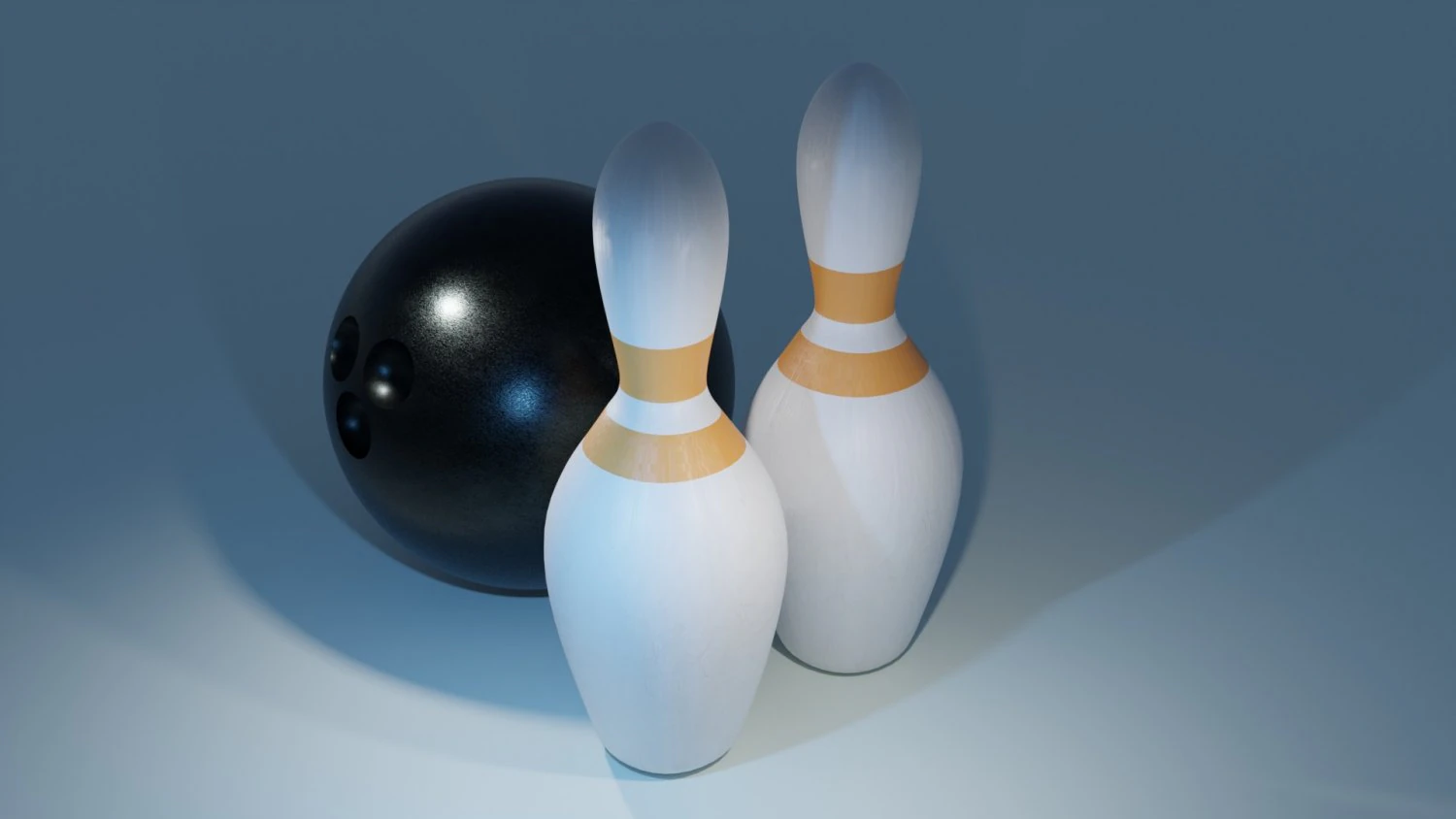Bowling Pins 3D Model .c4d .max .obj .3ds .fbx .stl .blend 