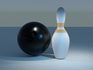 Bowling Pins Model 3D