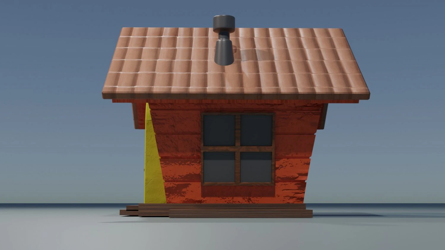 House Hut 3D Model .c4d .max .obj .3ds .fbx .stl .blend 