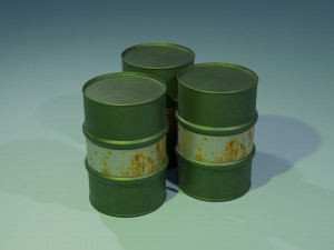 Oil Barrel 3Dモデル