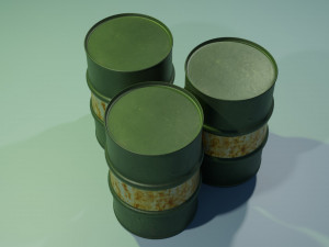Oil Barrel Modelo 3D