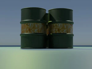 Oil Barrel 3D Model