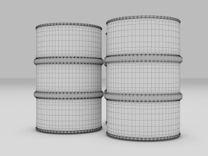Oil Barrel Modelo 3D