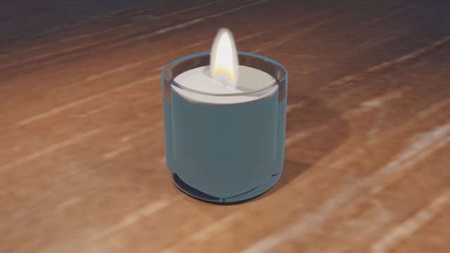 Candle 3D 模型 .c4d .max .obj .3ds .fbx .stl .blend 