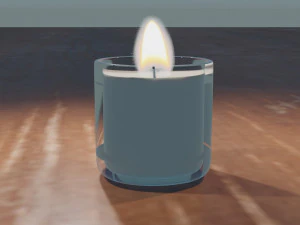 Candle 3D Model