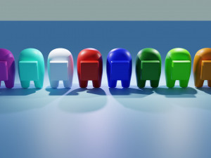 Among Us Characters 3Dモデル