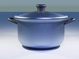 Stainless Steel Pan 3D Model