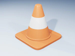 Safety Cone 3D Model