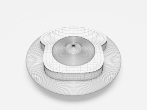 Egg In a Hole Model 3D
