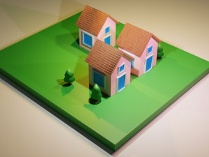 Miniature Housing 3D 모델