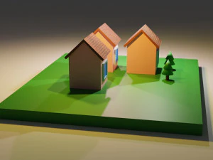 Miniature Housing 3D Model