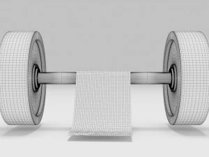 Barbell 3D Model