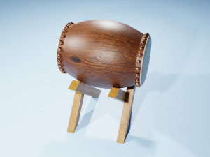 Big Celebratory Drums 3D Model