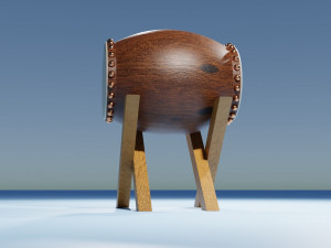 Big Celebratory Drums 3D Model