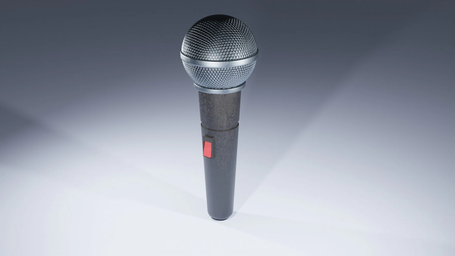 Microphone 3D Model .c4d .max .obj .3ds .fbx .stl .blend 
