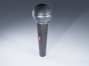 Microphone Modelo 3D