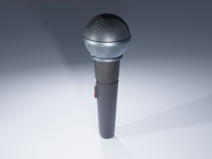 Microphone Modelo 3D