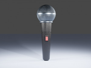Microphone Modelo 3D