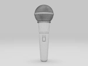 Microphone 3D Model