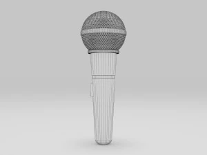 Microphone 3D Model