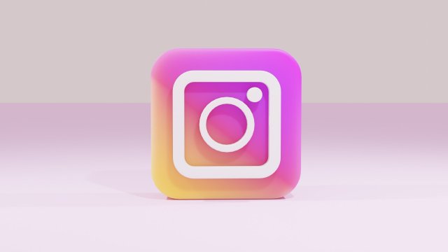 Instagram Logo 3D 模型 .c4d .max .obj .3ds .fbx .stl .blend 