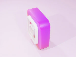 Instagram Logo 3D Model