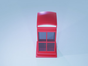 Phone Booth 3D 模型