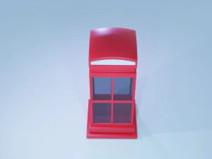 Phone Booth 3D Model