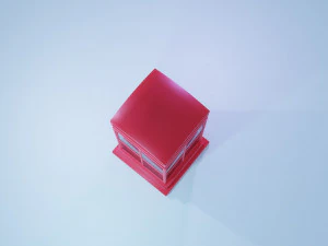Phone Booth 3D Model