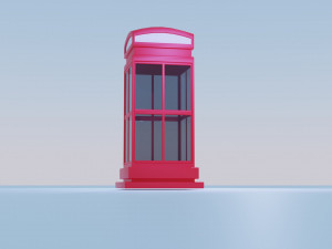 Phone Booth 3D 模型
