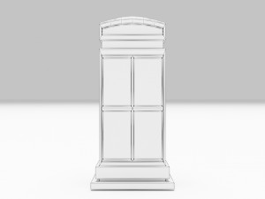Phone Booth 3D 模型