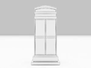 Phone Booth 3D Model
