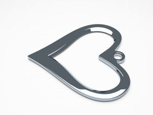 Heart Pendant Jewellery Modelo 3D