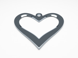 Heart Pendant Jewellery Modelo 3D