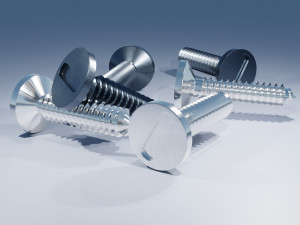 Stainless Steel Screw 3D Model