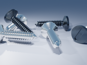Stainless Steel Screw Modello 3D