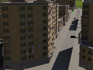 City Buildings 3D 模型