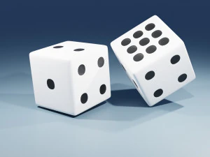 Two Dice 3D Model