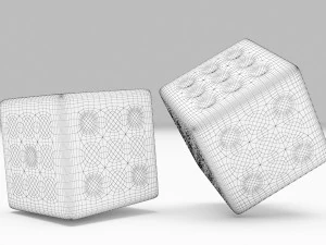 Two Dice 3D Model