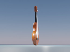 Ukulele Hawaiian Guitar 3D 模型