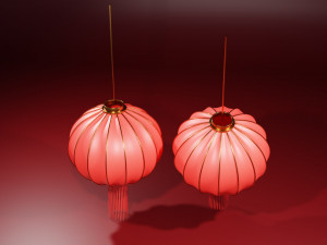 Chinese Lantern 3Dモデル