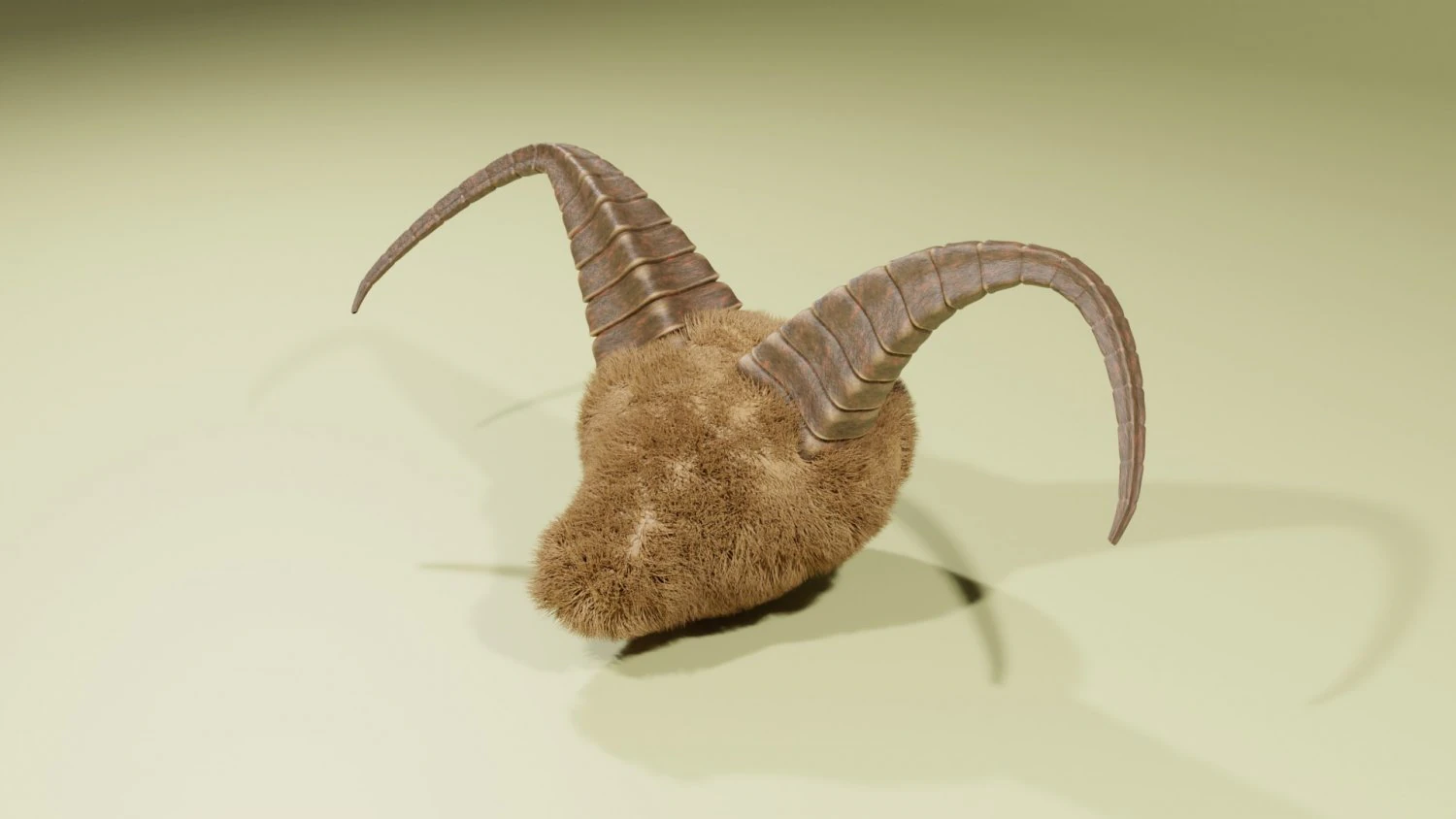 디스플레이 뿔 조각상 3D 모델 .c4d .max .obj .3ds .fbx .stl .blend 