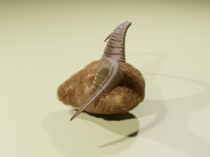 Display Horns Statue 3D मॉडल